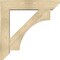 Ekena Millwork Westlake Slat Rough Sawn Bracket w/ Offset Brace, Douglas Fir, 8"W x 38"D x 38"H BKT0806X38X38WTL06RDF - alternate 2